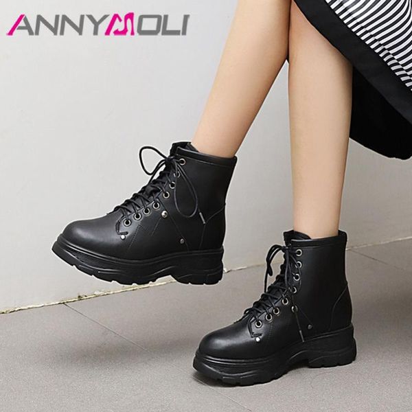 boots annymoli platform med heel ankle woman chunky shoes lace up round toe short female autumn black size 42
boots annymoli platform med heel ankle woman chunky shoes lace up round toe short female autumn black size 42