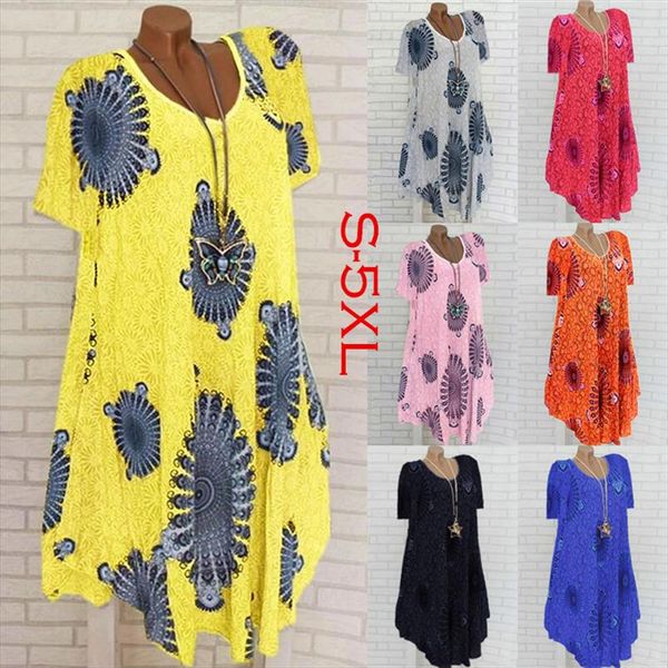 7 colors women irregular round flower printed short sleeve loose a line dress s 5xl drop shipping good quality, Black;gray
7 colors women irregular round flower printed short sleeve loose a line dress s 5xl drop shipping good quality, Black;gray