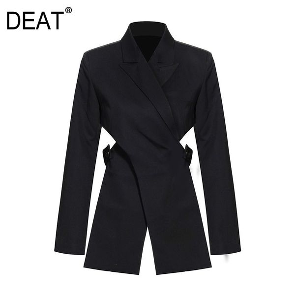 deat women black cross bandage short blazer new lapel long sleeve loose fit jacket fashion tide spring autumn 1t126 201201, White;black
deat women black cross bandage short blazer new lapel long sleeve loose fit jacket fashion tide spring autumn 1t126 201201, White;black