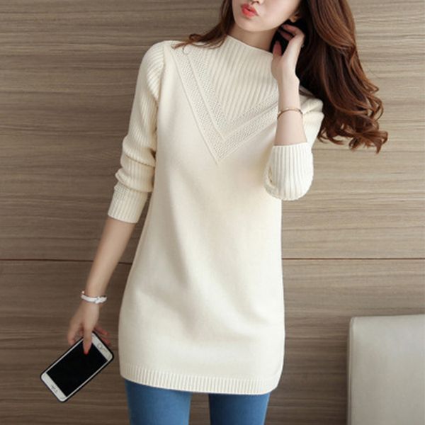 women's jumpers half high collar autumn winter thick long sleeve solid ladies casual sweaters knitted wear for female
women's jumpers half high collar autumn winter thick long sleeve solid ladies casual sweaters knitted wear for female