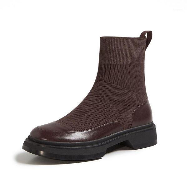 boots fashion thick-soled women's boots; 2021 fall/winter british style stretch cloth + cow split leather large size 43 shoes1, Black
boots fashion thick-soled women's boots; 2021 fall/winter british style stretch cloth + cow split leather large size 43 shoes1, Black