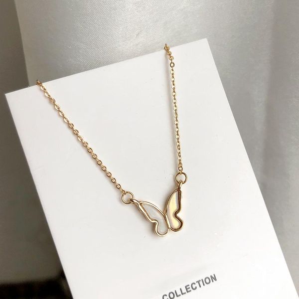 pendant necklaces shiny side accessories shell butterfly chain necklaces&pendant for women gift elegant insect choker, Silver
pendant necklaces shiny side accessories shell butterfly chain necklaces&pendant for women gift elegant insect choker, Silver