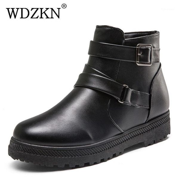 wdzkn fashion 2020 women snow boots winter warm flat shoes side zipper women ankle boots female plush botte femme big size 35-441, Black
wdzkn fashion 2020 women snow boots winter warm flat shoes side zipper women ankle boots female plush botte femme big size 35-441, Black