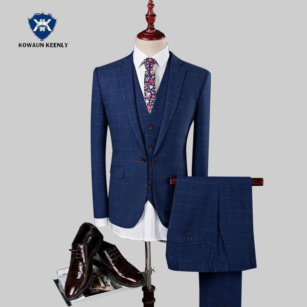 3 pieces men custom made business suit plaid suits navy blue blazer classic gray tuxedo groom 2021 wedding suit dress coat, White;black
3 pieces men custom made business suit plaid suits navy blue blazer classic gray tuxedo groom 2021 wedding suit dress coat, White;black