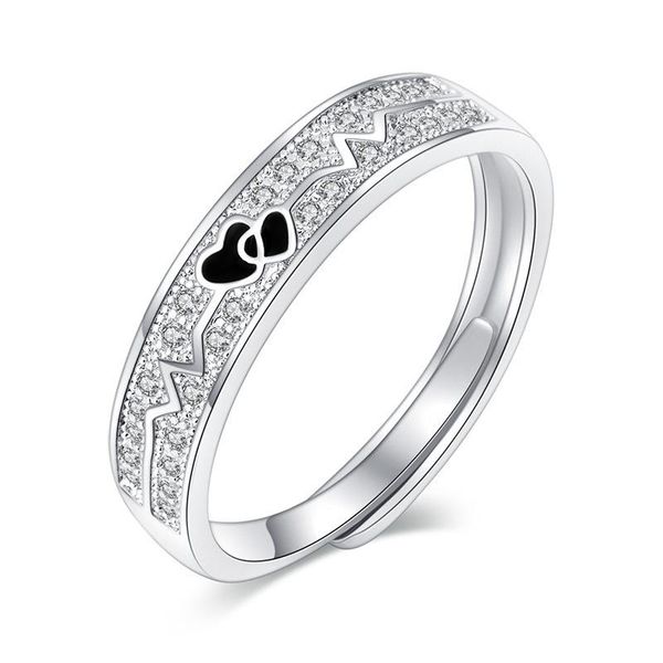 яда двойное сердце кольца для женщин богемское электрокардиограмма сердца обручальное кольцо свадебные украшения цвета серебра кольцо rg2000, Silver 
яда двойное сердце кольца для женщин богемское электрокардиограмма сердца обручальное кольцо свадебные украшения цвета серебра кольцо rg2000, Silver