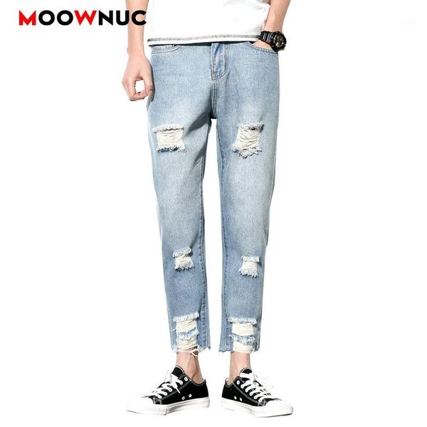 men's jeans summer pants hole male streetwear trousers spring loose 2021 for men casual ankle-length sweatpants hip hop denim designer1, Blue
men's jeans summer pants hole male streetwear trousers spring loose 2021 for men casual ankle-length sweatpants hip hop denim designer1, Blue