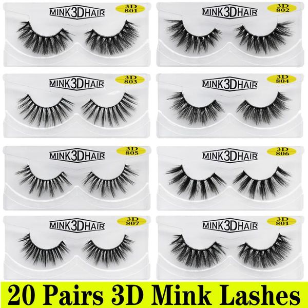 false eyelashes 20 pairs 3d mink lashes wholesale natural soft makeup extension eye cilios 808-20pairs
false eyelashes 20 pairs 3d mink lashes wholesale natural soft makeup extension eye cilios 808-20pairs