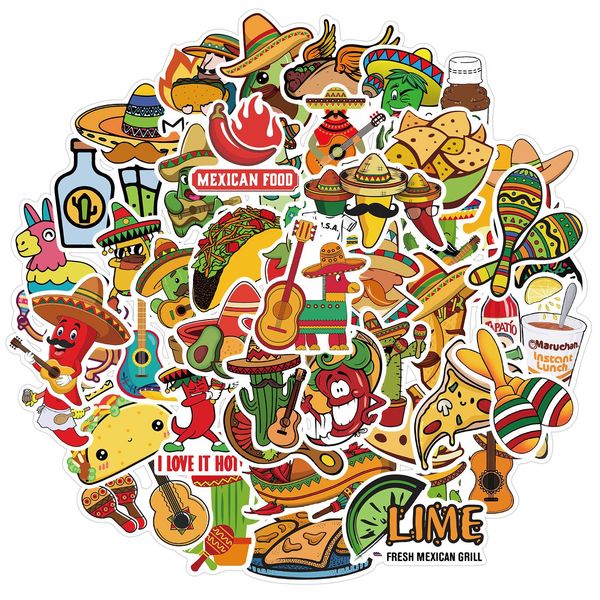 50 pcs mixed car stickers mexico styles foods for skateboard laphelmet pad bicycle bike motorcycle ps4 notebook guitar pvc fridge decal
50 pcs mixed car stickers mexico styles foods for skateboard laphelmet pad bicycle bike motorcycle ps4 notebook guitar pvc fridge decal