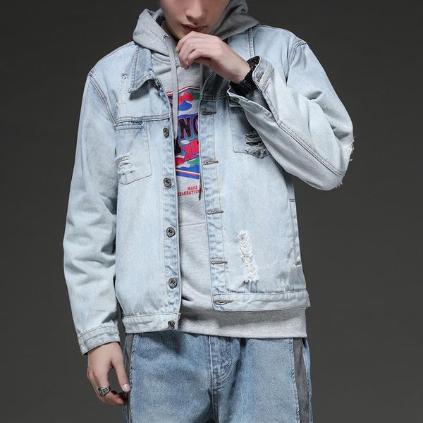 holes, jeans, jackets, men's spring, autumn, new trend, light color, men's jeans jacket 308, Black;brown
holes, jeans, jackets, men's spring, autumn, new trend, light color, men's jeans jacket 308, Black;brown