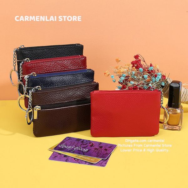 hbp carmenlai 2021 new women mini key ring fashion card holders storage baotou layer large-capacity coin purse zipper small purses, Brown;gray
hbp carmenlai 2021 new women mini key ring fashion card holders storage baotou layer large-capacity coin purse zipper small purses, Brown;gray