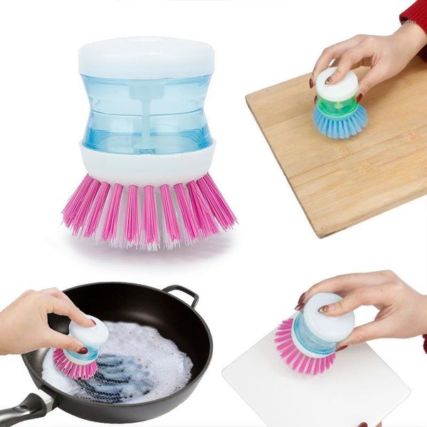 cleaning brushes random color kitchen dish brush with liquid soap dispenser plastic pot tools accessoires washing utensils1
cleaning brushes random color kitchen dish brush with liquid soap dispenser plastic pot tools accessoires washing utensils1
