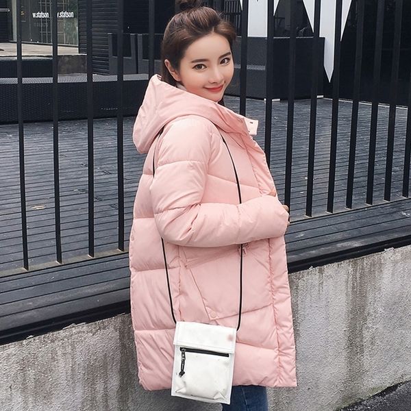 parka women winter long female jacket coats plus size hooded thick cotton padded lining solid casual women's coat outerwear 201103, Black
parka women winter long female jacket coats plus size hooded thick cotton padded lining solid casual women's coat outerwear 201103, Black