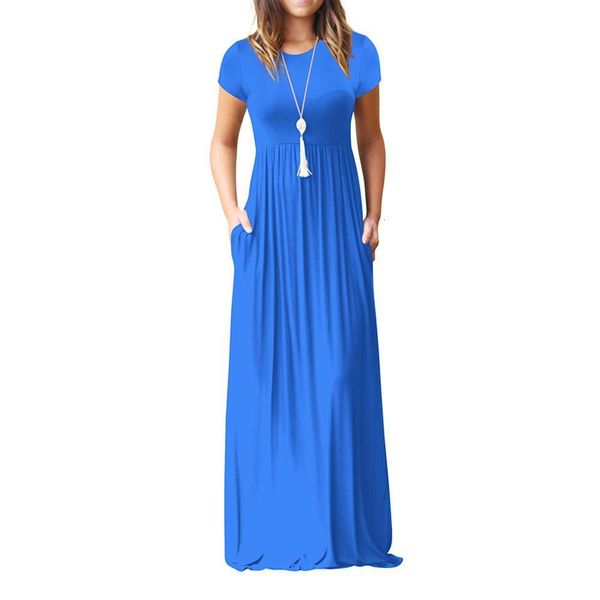 summer maxi long dress women femme boho long dresses plus size casual pockets new short sleeve cap sleeve o neck solid dress, Black;gray
summer maxi long dress women femme boho long dresses plus size casual pockets new short sleeve cap sleeve o neck solid dress, Black;gray