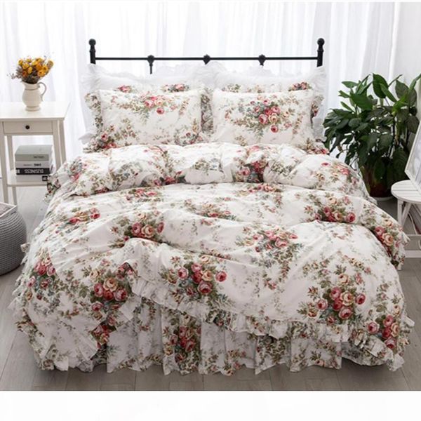 new garden flower printed bedding set ruffle duvet cover bed sheet princess bed linens king size bedding set pastoral
new garden flower printed bedding set ruffle duvet cover bed sheet princess bed linens king size bedding set pastoral