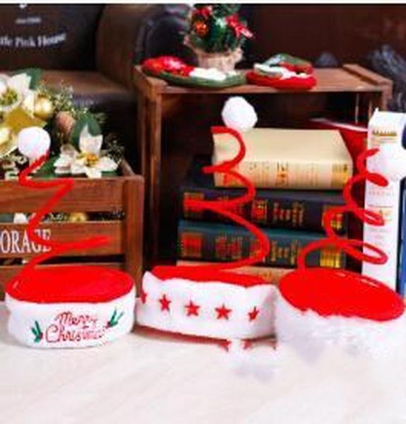 new christmas red decoration hat white christmas caps merry with year for children spring plush spiral bbyom lg2010
new christmas red decoration hat white christmas caps merry with year for children spring plush spiral bbyom lg2010