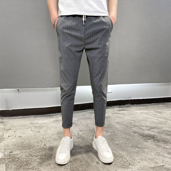 2020 summer new youth popular men's korean slim large size striped feet fashion wild casual pants black / grey 28-36
2020 summer new youth popular men's korean slim large size striped feet fashion wild casual pants black / grey 28-36