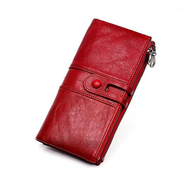 wallets women long zipper genuine leather ladies clutch money bag with phone pocket card purse black red blue walet1, Red;black
wallets women long zipper genuine leather ladies clutch money bag with phone pocket card purse black red blue walet1, Red;black