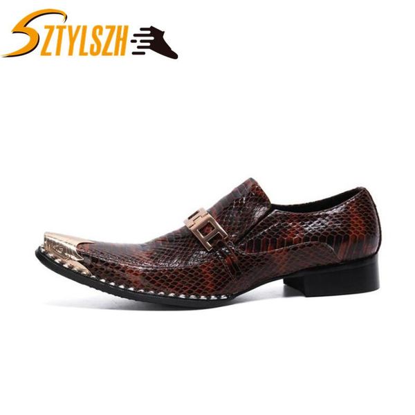 british style snake skin genuine leather handmade fashion business suits men's shoes gold tip toe mens party dress shoes, Black
british style snake skin genuine leather handmade fashion business suits men's shoes gold tip toe mens party dress shoes, Black