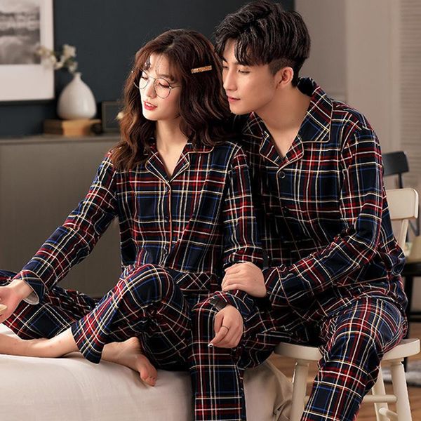 men's sleepwear spring autumn soft lovers concise grid pajamas suits 2pcs 100% cotton loose leisure breathe y male homewear warm pleasa, Black;brown
men's sleepwear spring autumn soft lovers concise grid pajamas suits 2pcs 100% cotton loose leisure breathe y male homewear warm pleasa, Black;brown