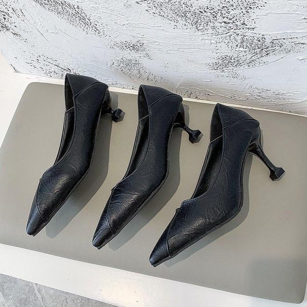 2020 new soft leather comfortable high heels summer shallow pointed toe office career thin heels high heel women shoes pumps pu, Black
2020 new soft leather comfortable high heels summer shallow pointed toe office career thin heels high heel women shoes pumps pu, Black