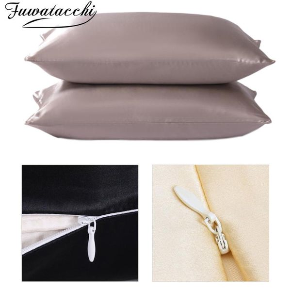 cushion/decorative pillow fuwatacchi 2pcs polyester silk satin cushion cover summer envelope pure color smooth for home sofa decor pillowcas
cushion/decorative pillow fuwatacchi 2pcs polyester silk satin cushion cover summer envelope pure color smooth for home sofa decor pillowcas