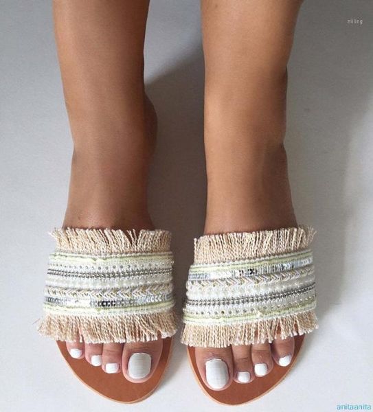 slippers ladies 2021 summer bohemia sandals flat casual shoes female slip on tassels slides woman plus size sandalias mujer1, Black
slippers ladies 2021 summer bohemia sandals flat casual shoes female slip on tassels slides woman plus size sandalias mujer1, Black