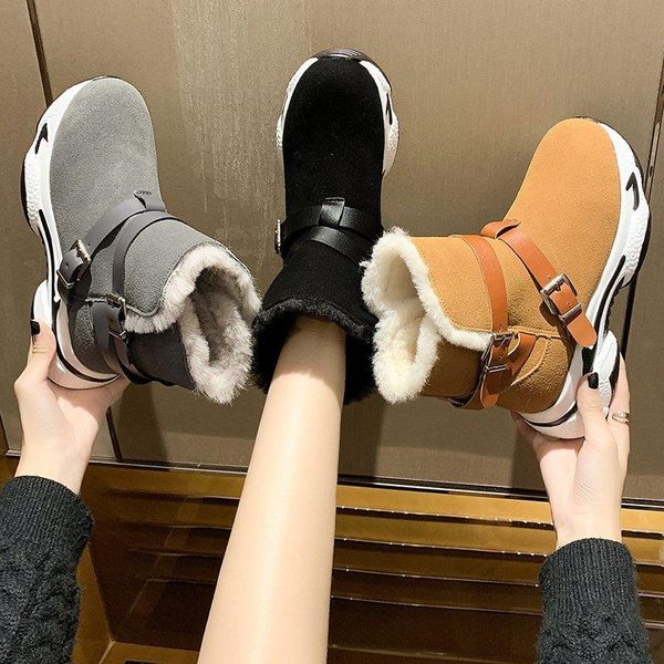 2020 женщины boots зима снег сапоги женщина теплый пряжки клинья женщин обувь tide botas mujer горячие продажа, Black
2020 женщины boots зима снег сапоги женщина теплый пряжки клинья женщин обувь tide botas mujer горячие продажа, Black