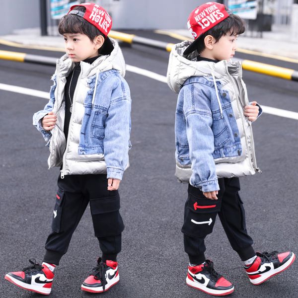 wear boys' winter clothes: a new trend of china university children's down and cotton padded jacket in, Blue;gray
wear boys' winter clothes: a new trend of china university children's down and cotton padded jacket in, Blue;gray