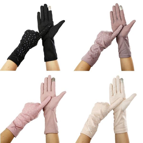 women' driving gloves lace fingerless gloves stretch sunscreen glove breathable dot tactical protective glove for women, Blue;gray
women' driving gloves lace fingerless gloves stretch sunscreen glove breathable dot tactical protective glove for women, Blue;gray