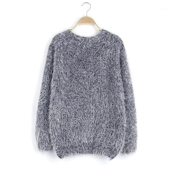 pullovers autumn winter women o-neck sweater loose knitted ladies sweater female plus size casual solid color plush #qwe1, White;black
pullovers autumn winter women o-neck sweater loose knitted ladies sweater female plus size casual solid color plush #qwe1, White;black