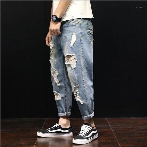 high street fashion men jogger jeans size 28-42 loose fit cargo pants harem trousers hip hop jeans men1, Blue
high street fashion men jogger jeans size 28-42 loose fit cargo pants harem trousers hip hop jeans men1, Blue