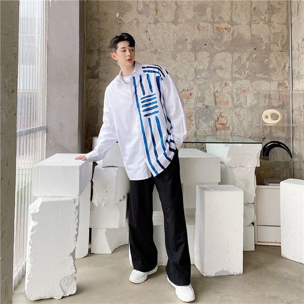 primavera e 2021 camisola masculina verso coreana da moda rua solta listra branca impresso de compridas popular camisa yfa8 qooc, White;black
primavera e 2021 camisola masculina verso coreana da moda rua solta listra branca impresso de compridas popular camisa yfa8 qooc, White;black