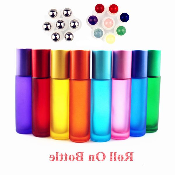 10 ml thick glazed roll glass with natural gem ball, oil bottle, rechargeable empty perfume bottle 1 unit
10 ml thick glazed roll glass with natural gem ball, oil bottle, rechargeable empty perfume bottle 1 unit