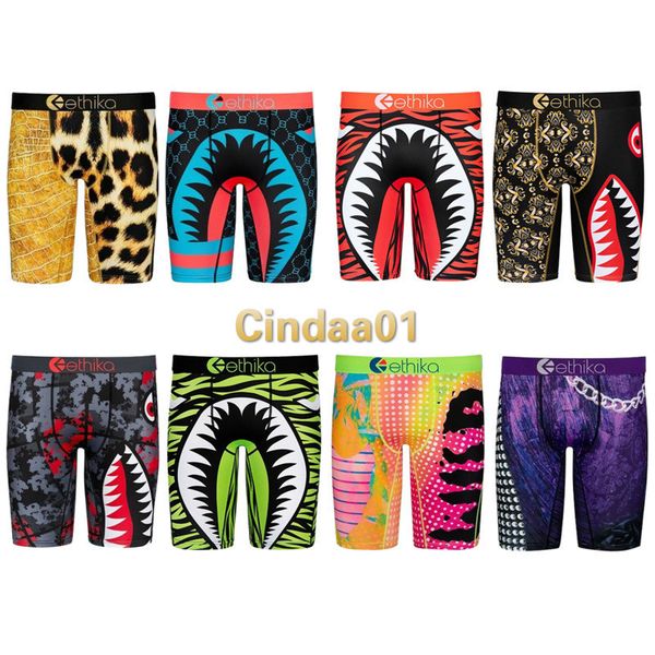 fashion mens swimwear ethika shorts trendy shark leopard print short pants boxer men quick dry briefs shorts sports beach swimsuit clothes, White;black
fashion mens swimwear ethika shorts trendy shark leopard print short pants boxer men quick dry briefs shorts sports beach swimsuit clothes, White;black