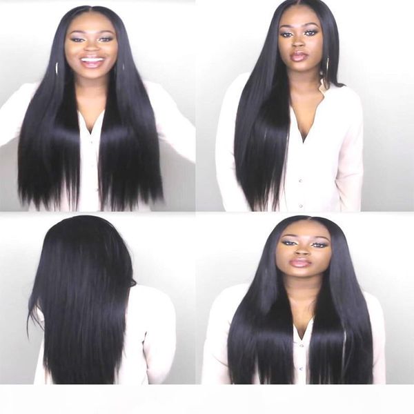 silky straight glueless silk base full lace human hair wigs with baby hair lace front wigs for black women, Black;brown
silky straight glueless silk base full lace human hair wigs with baby hair lace front wigs for black women, Black;brown