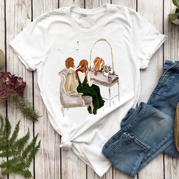 women t shirts happy time girl daughter mom mother mama cartoon lady tshirt female ladies print graphic tee t shirt, White
women t shirts happy time girl daughter mom mother mama cartoon lady tshirt female ladies print graphic tee t shirt, White