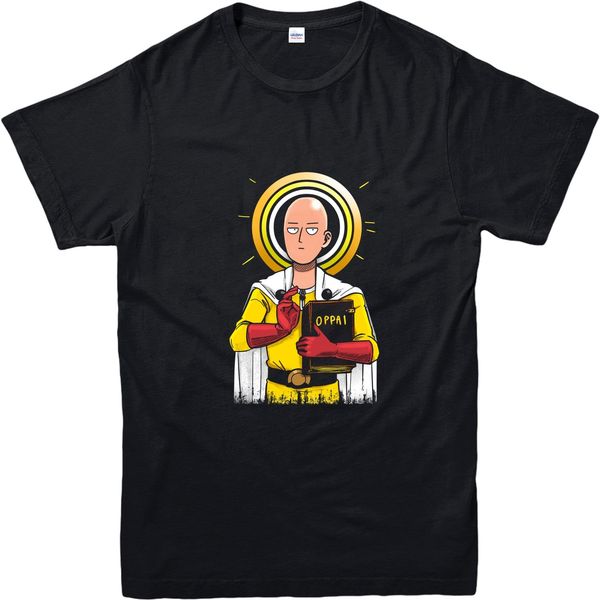 sport casual printing tee one-punch man spoof t-shirt, funny saitama parody gift summer t-shirt