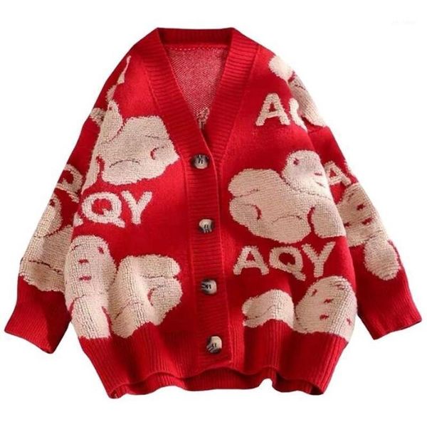 fashion sweater jacket autumn and winter women's clothing 2020 new wind korean loose knitted cardigan sweater casual coat1, White
fashion sweater jacket autumn and winter women's clothing 2020 new wind korean loose knitted cardigan sweater casual coat1, White