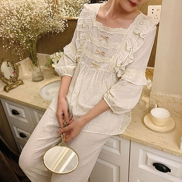 women's lolita lace pajama sets.cute ruffles +long pants.vintage ladies cotton pyjamas set.victorian sleepwear loungewear t200707, Black;red
women's lolita lace pajama sets.cute ruffles +long pants.vintage ladies cotton pyjamas set.victorian sleepwear loungewear t200707, Black;red