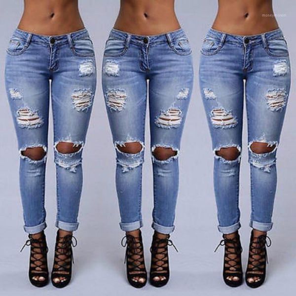 wholesale- 2016 fashion women ladies jeans ripped skinny denim hole cut high waisted trousers blue1, Blue
wholesale- 2016 fashion women ladies jeans ripped skinny denim hole cut high waisted trousers blue1, Blue