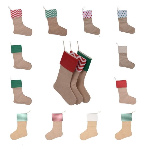 30*45cm xmas christmas stocking gift 10 styles plain burlap decorative socks bags zza2470 200pcs bj2t
30*45cm xmas christmas stocking gift 10 styles plain burlap decorative socks bags zza2470 200pcs bj2t