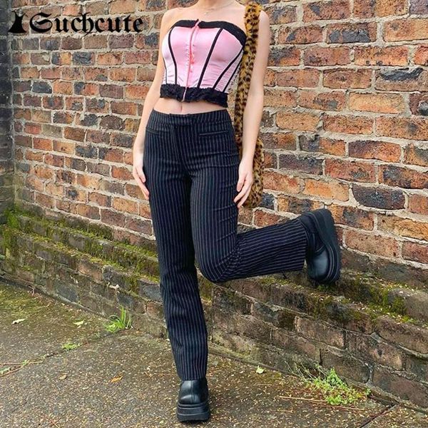 women's pants & capris suchcute striped for women y2k fashion gothic high waist straight streetwear outfits korean style trouser, Black;white
women's pants & capris suchcute striped for women y2k fashion gothic high waist straight streetwear outfits korean style trouser, Black;white