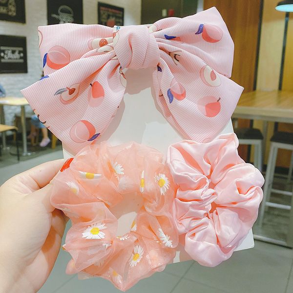 net red big bow set super fairy hairpin edge clip korean coliform plaid hair rope headdress
net red big bow set super fairy hairpin edge clip korean coliform plaid hair rope headdress