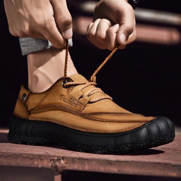 men genuine leather oxfords outdoor men's casual shoes autumn breathable flats men brand designer shoes men's hiking shoes #gy2v
men genuine leather oxfords outdoor men's casual shoes autumn breathable flats men brand designer shoes men's hiking shoes #gy2v