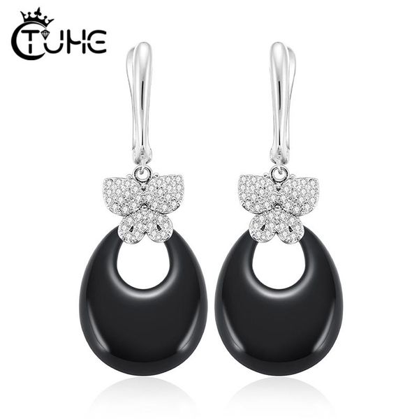 elegant water drop ceramic earrings with luxury butterfly wedding bridal earrings for women black white blue ceramic engagement, Golden;silver
elegant water drop ceramic earrings with luxury butterfly wedding bridal earrings for women black white blue ceramic engagement, Golden;silver