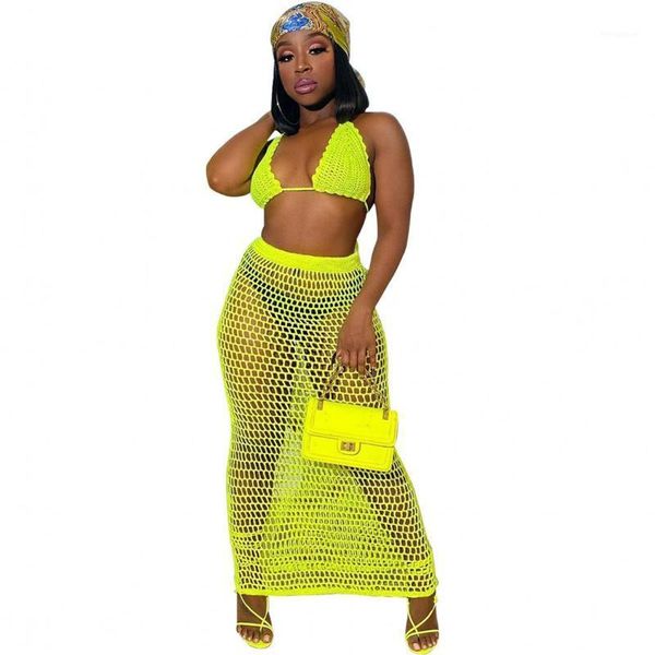 2020 summer women sets dresses knitted beach see through bra+skirts suits two piece set bohe tracksuits outfits1, White
2020 summer women sets dresses knitted beach see through bra+skirts suits two piece set bohe tracksuits outfits1, White
