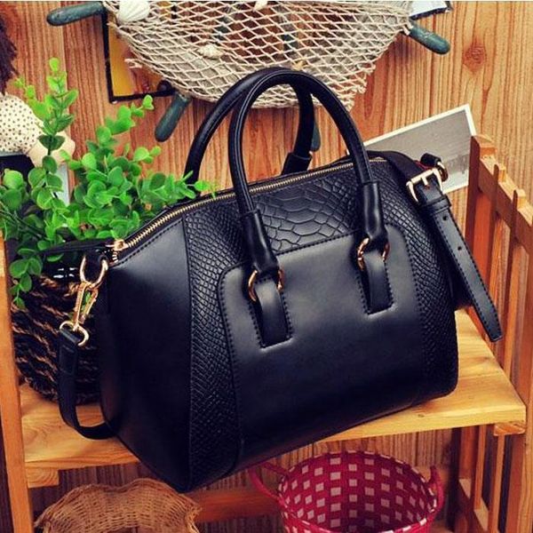 women bag shoulder faux leather satchel cross body tote handbag black handtassen dames torebka damska shopper sac a main femme
women bag shoulder faux leather satchel cross body tote handbag black handtassen dames torebka damska shopper sac a main femme
