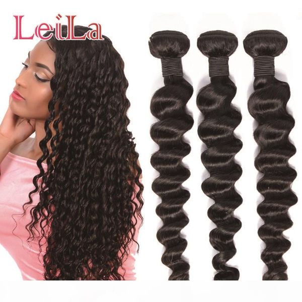 brazilian virgin hair loose deep wave 3 4 bundles 7a unprocessed loose deep wave wet and wavy human hair extensions hair weft, Black
brazilian virgin hair loose deep wave 3 4 bundles 7a unprocessed loose deep wave wet and wavy human hair extensions hair weft, Black