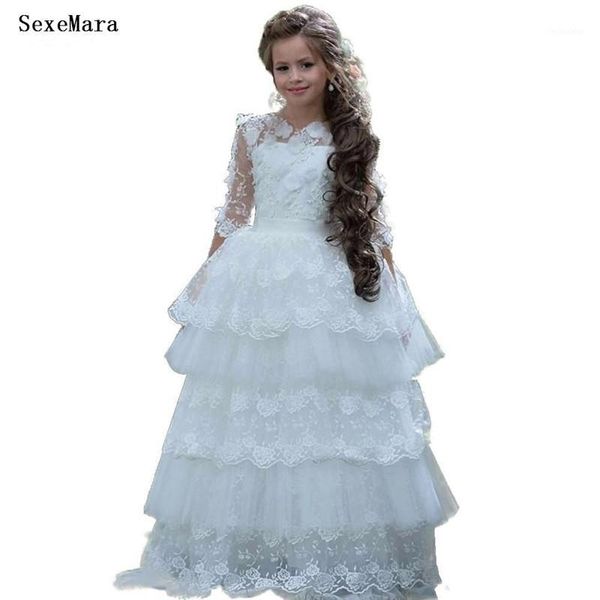 girl's dresses custom white flower girl dress for wedding 3/4 long sleeves tiered gown kids girls communion dress1, Red;yellow
girl's dresses custom white flower girl dress for wedding 3/4 long sleeves tiered gown kids girls communion dress1, Red;yellow