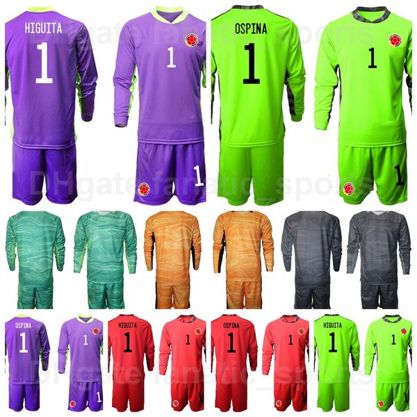 men colombia soccer long sleeve goalkeeper jersey set gk goalie 12 camilo vargas 1 david ospina sport fluorescent green football shirt kits, Black
men colombia soccer long sleeve goalkeeper jersey set gk goalie 12 camilo vargas 1 david ospina sport fluorescent green football shirt kits, Black